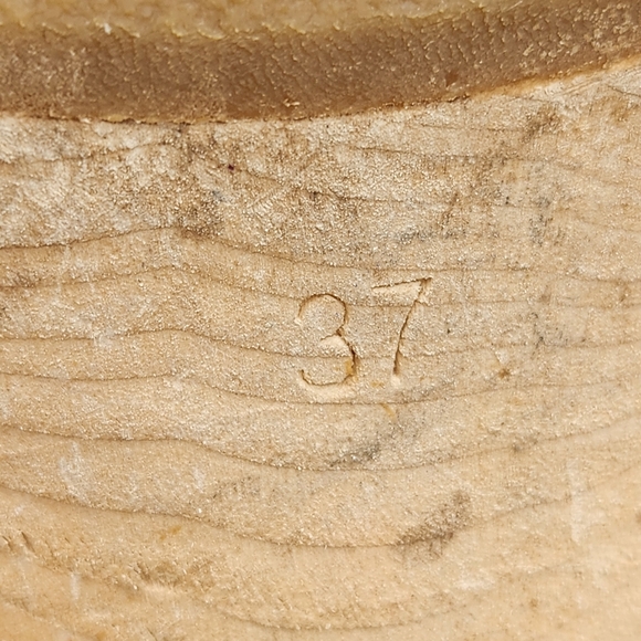 Swedish Hasbeens Clogs 7 Tan Leather Slip In Classic Mules Boho Scandinavian - Picture 16 of 17